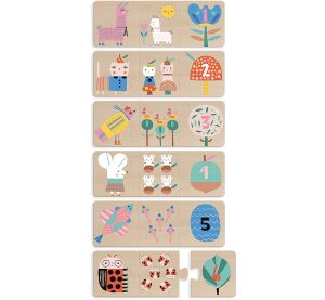 Vilac Wooden puzzle mother and cub